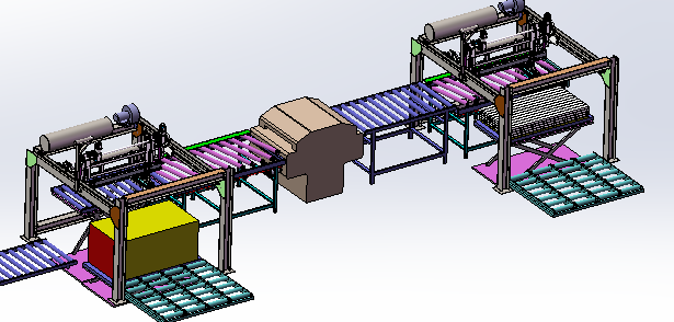 码垛机（多层地板基材分条配套使用）